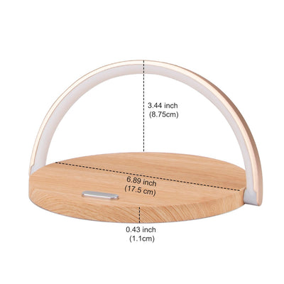LED Wireless Charger Table Lamp
