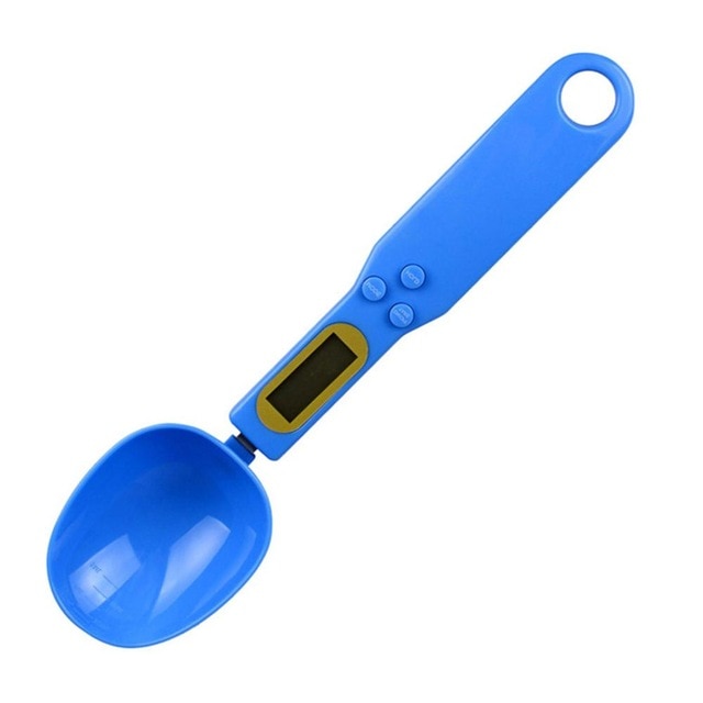 Kitchen Scale Spoon Grams Measuring Spoon, 500g/0.1g Blue Cute